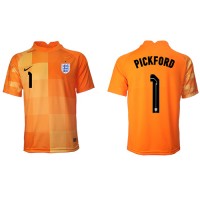 England Jordan Pickford #1 Keeper Fotballklær Bortedrakt VM 2022 Kortermet